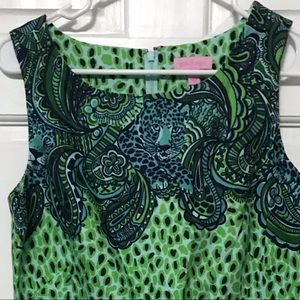 Lilly Pulitzer Stephanie shift dress leopard